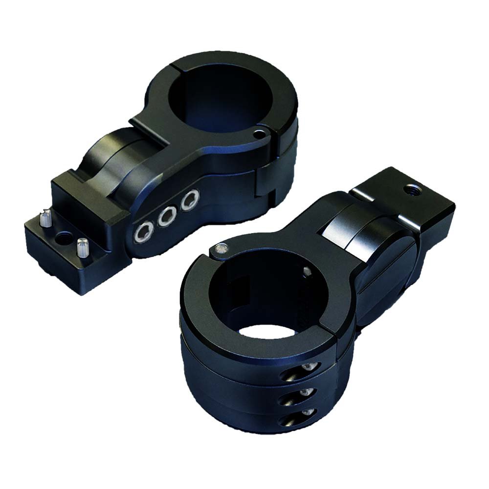 91867XL.jpg PTM Watersports Board Rack Mounts - 2.38" Pipe Clamp -Black - Image 1