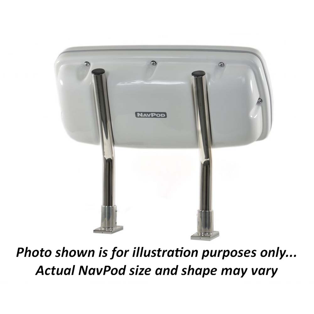 NavPod SystemPod Pre-Cut f/Garmin GPSMAP&reg; 923, 923xsv, 943 & 943xsv on Right & 2 Instruments (3.6&Prime; holes) f/9.5&Prime; Wide Guard