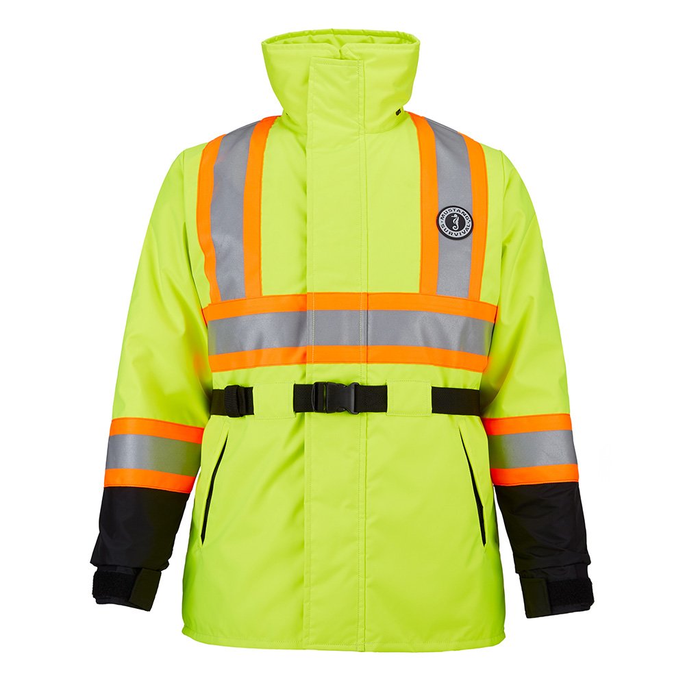 93295XL.jpg Mustang Classic Flotation Coat - Fluorescent Yellow/Green/Black - XL - Image 1