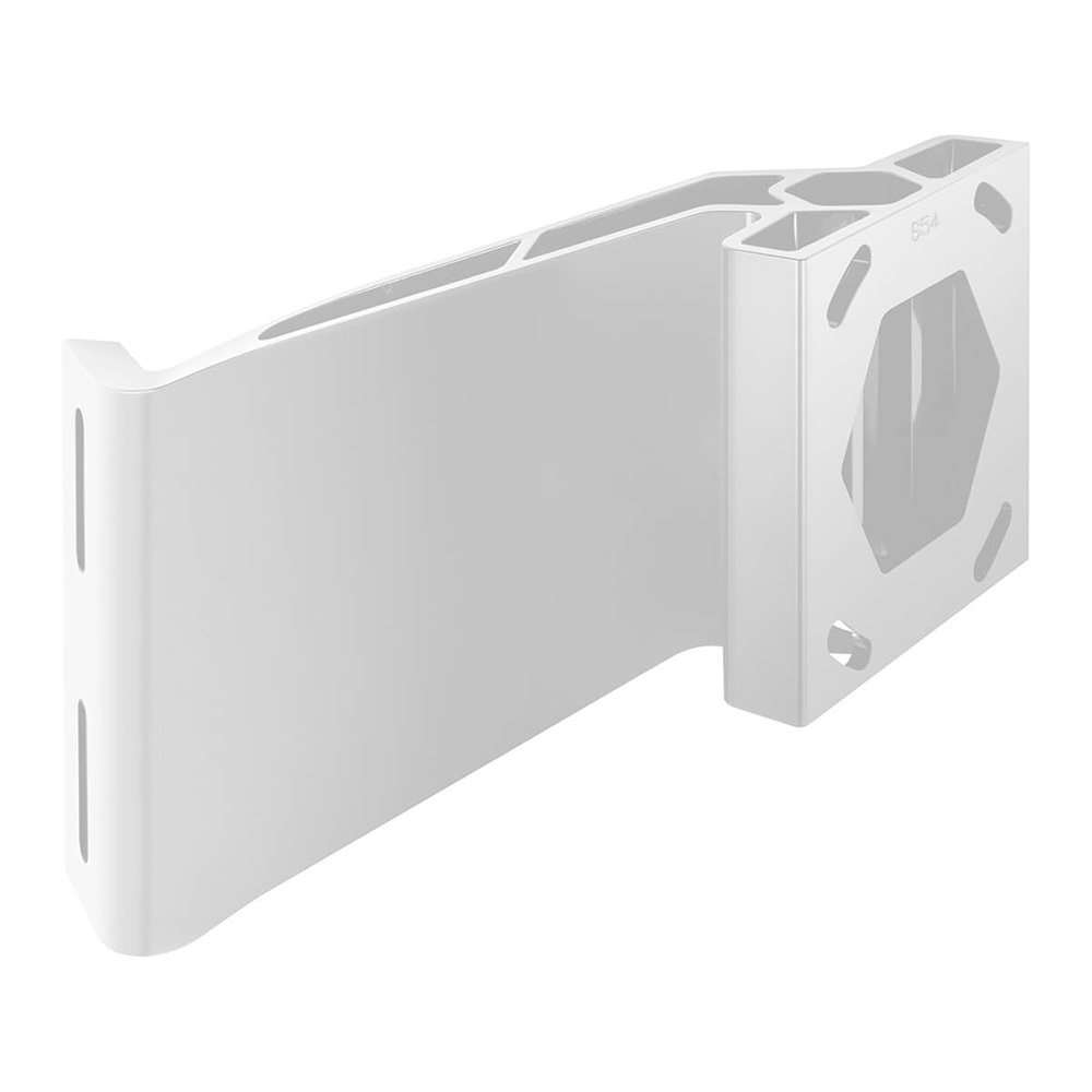 93300XL.jpg Minn Kota Raptor Jack Plate Adapter Bracket - Starboard - 5" Setback - 4" Rise - White - Image 1