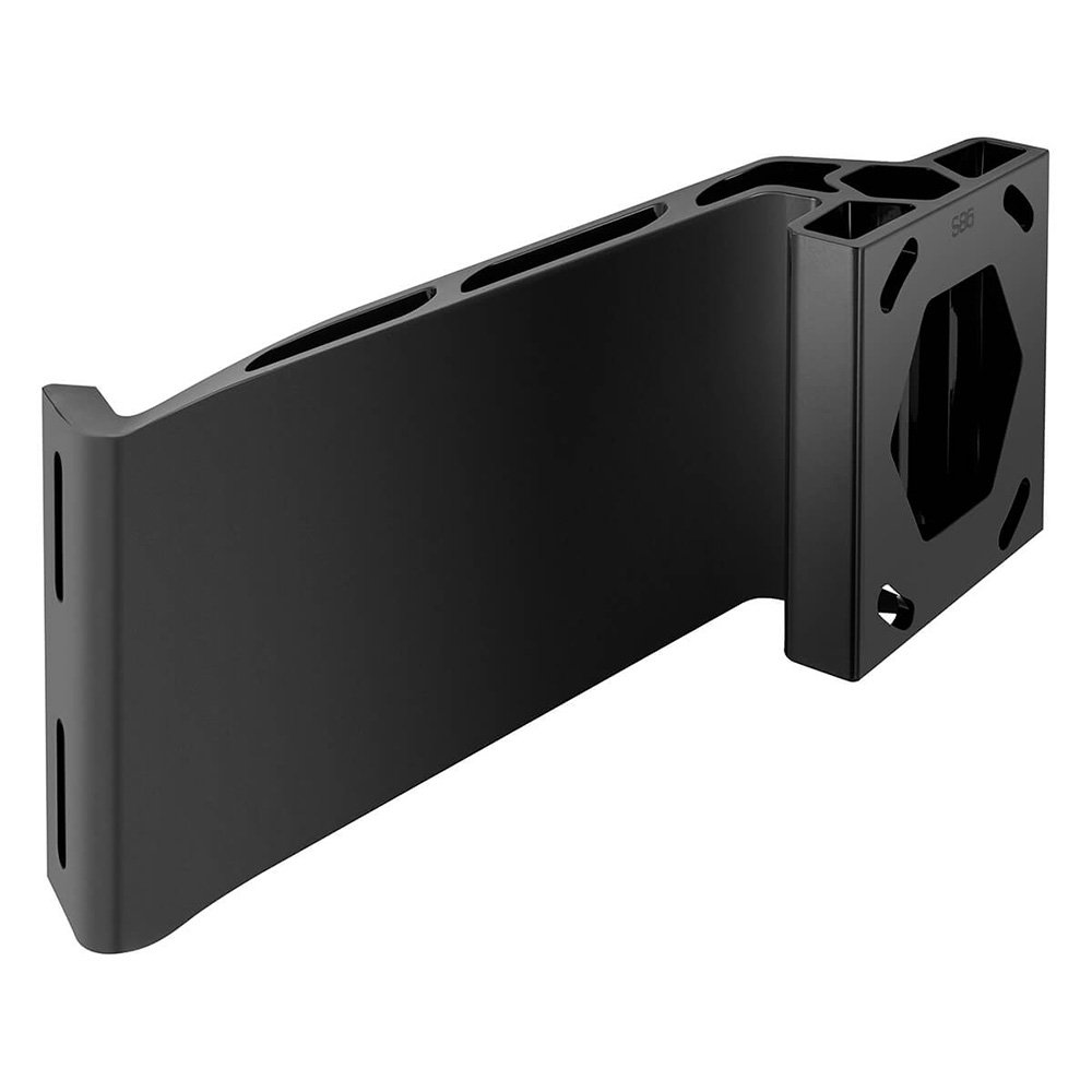 93302XL.jpg Minn Kota Raptor Jack Plate Adapter Bracket - Starboard - 8" Setback - 6" Rise - Black - Image 1