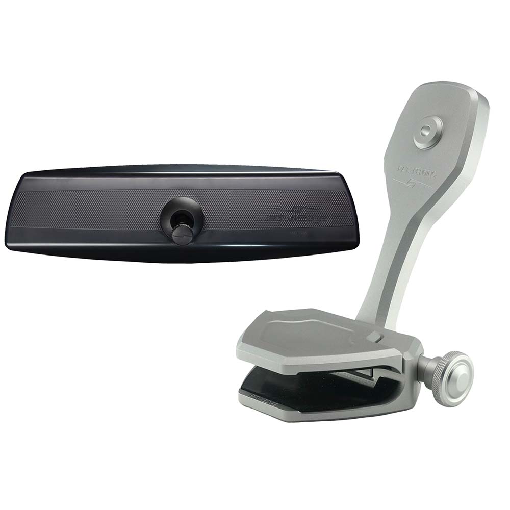 PTM Watersports Mirror/Bracket Kit w/VR-140 PRO Mirror & ZXR-300 (Silver)