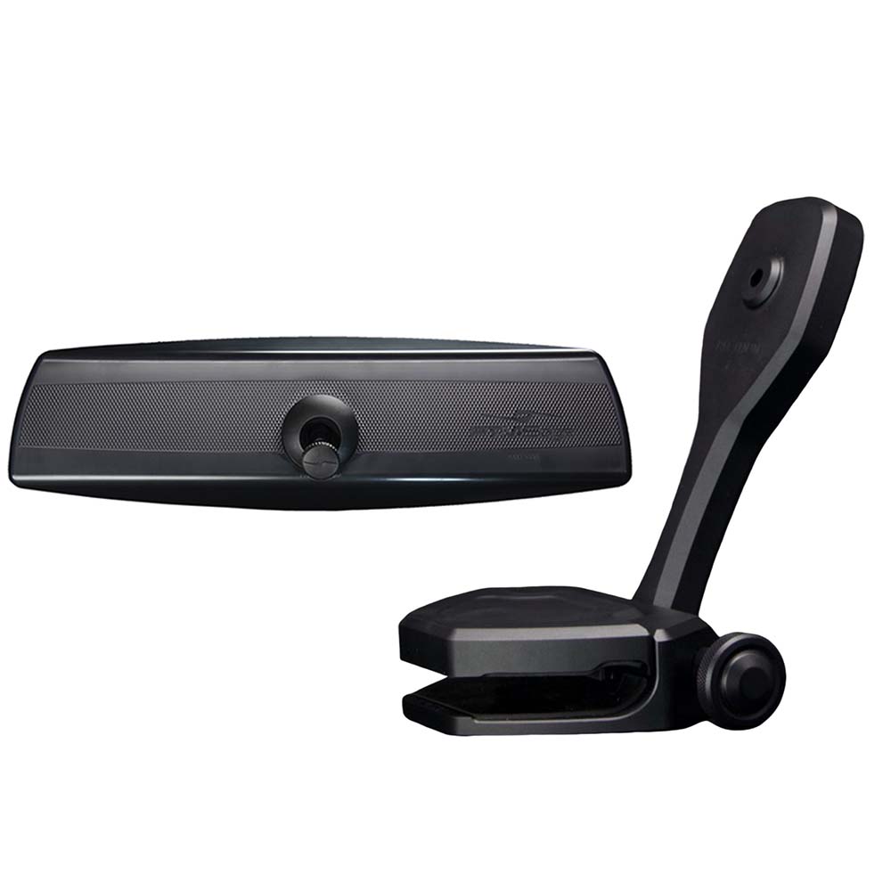 PTM Watersports Mirror/Bracket Kit w/VR-140 PRO Mirror & ZXR-360 (Black)