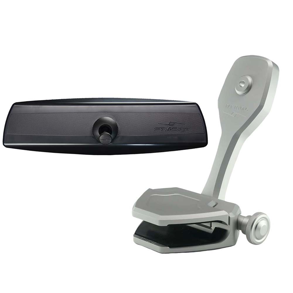 PTM Watersports Mirror/Bracket Kit w/VR-140 PRO Mirror & ZXR-361 (Silver)
