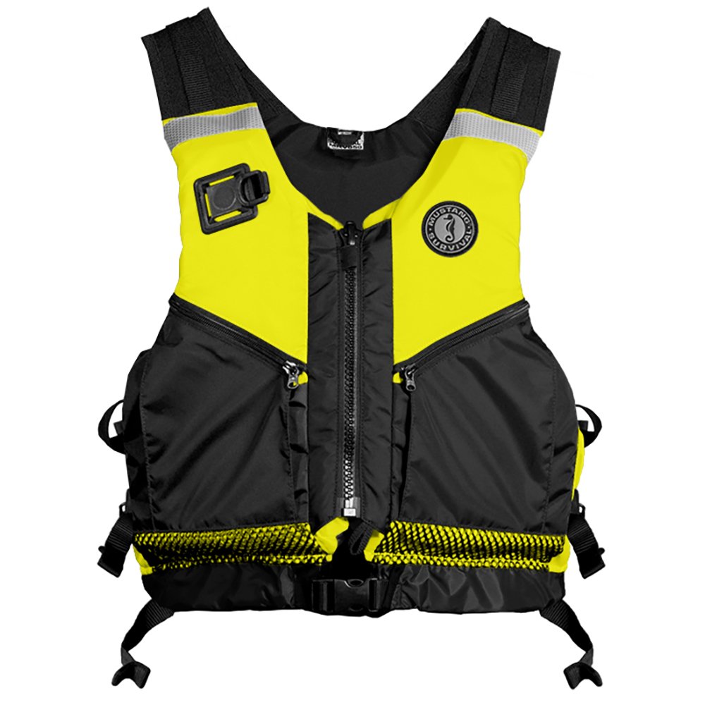 93830XL.jpg Mustang Operations Support Water Rescue Vest - Fluorescent Yellow/Green/Black - XS/Small - Image 1