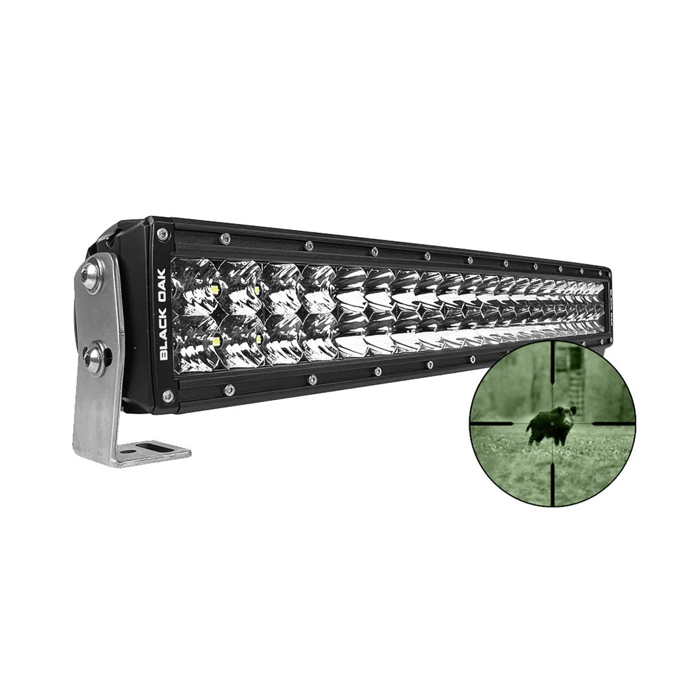 95856XL.jpg Black Oak Pro Series Double Row Combo Infrared 20" 940nm Light Bar - Black - Image 1