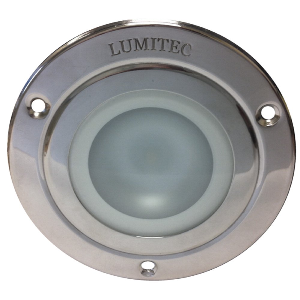 50217XL.jpg Lumitec Shadow - Flush Mount Down Light - Polished SS Finish - 3-Color Red/Blue Non Dimming w/White Dimming - Image 1