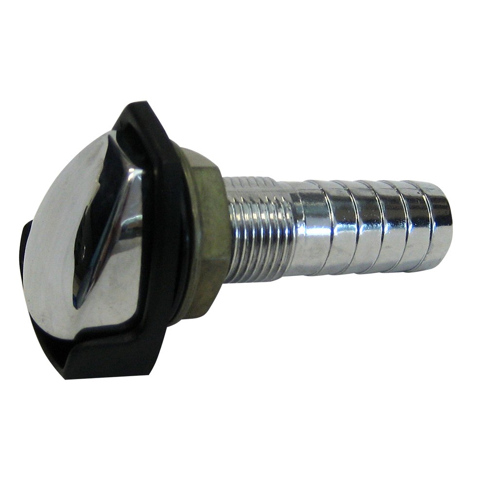 50969XL.jpg Perko Gas Tank Vent w/Splash Guard - Chrome Plated Zinc - ⅝" Hose - Image 1