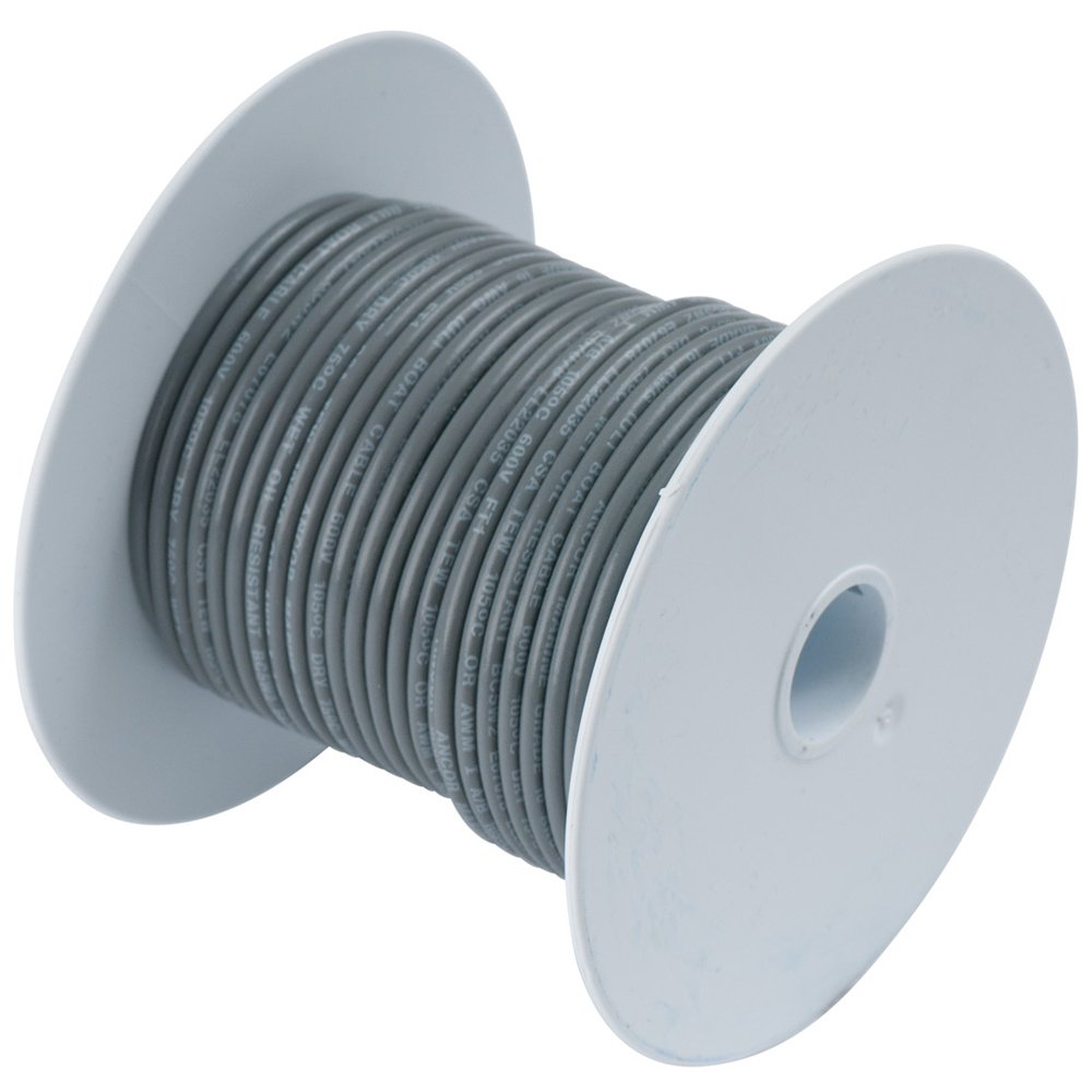 60370XL.jpg Ancor Grey 16 AWG Tinned Copper Wire - 1,000' - Image 1